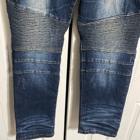 XRAY Jeans Men 34 x 30 Distressed Stacked Stretch Ribbed denim pants - Picture 6 of 14
